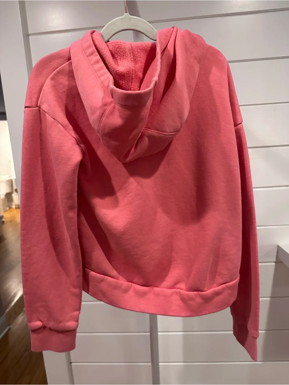 Nike Pink Hoodie with White Swoosh Logo
